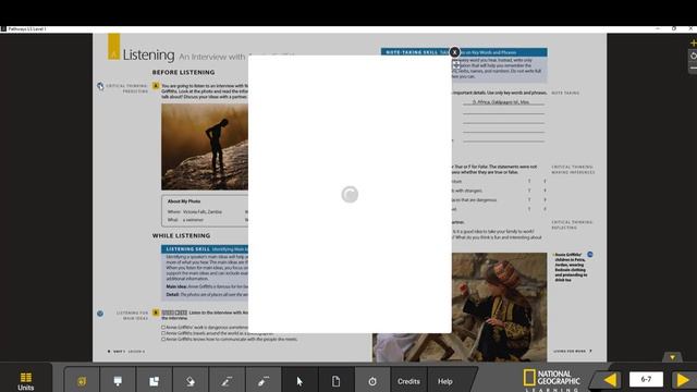 Demo itool Pathway Reading, Writing and Critical Thinking của National Geographic Learning level 1 смотреть онлайн