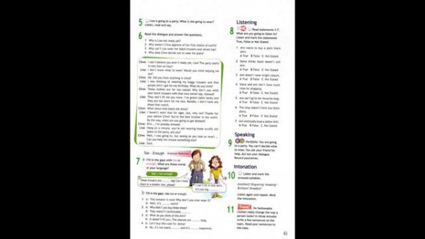 Unit 4b, 60 61 page, Spotlight 8 Student's book Class CDs