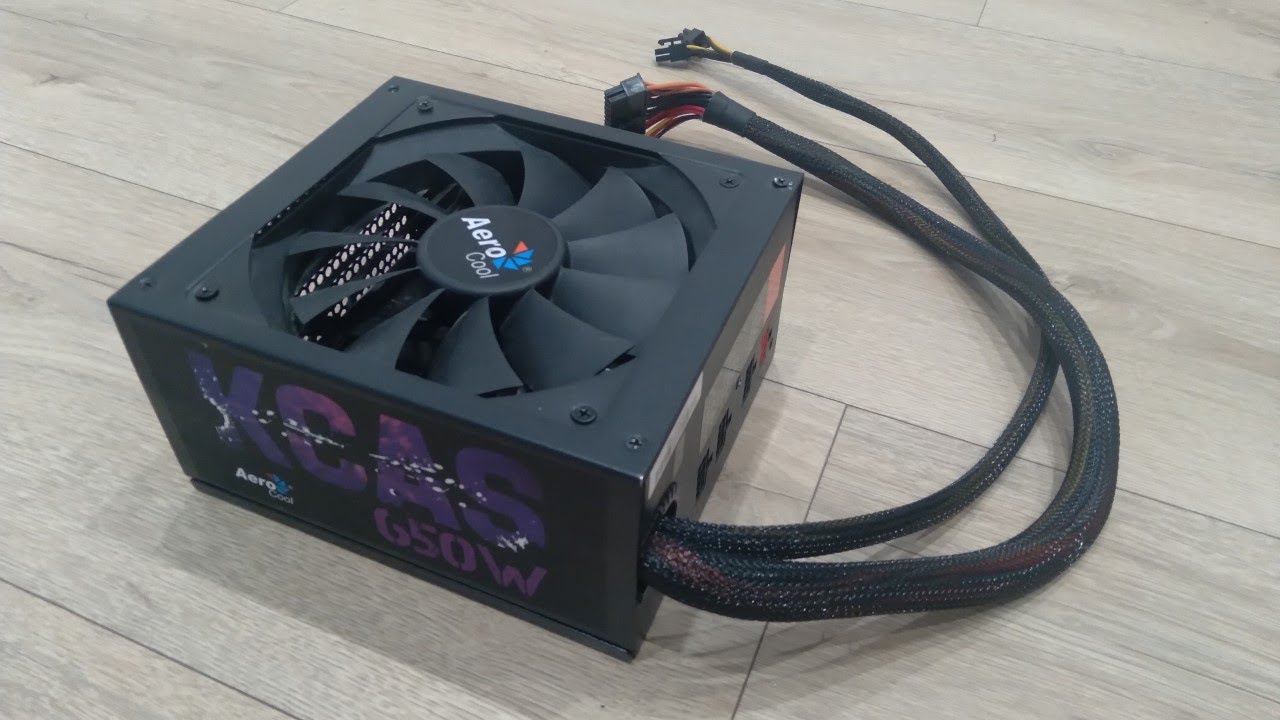 Короткий обзор на блок питания для компьютера AeroCool KCAS-650M смотреть онлайн
