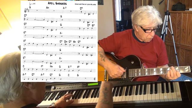 April Showers - guitar & piano jazz cover - Yvan Jacques смотреть онлайн