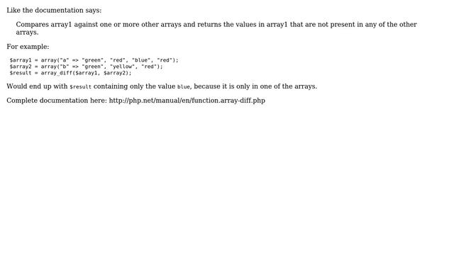 Array diff implementation in PHP (2 Solutions!!) смотреть онлайн