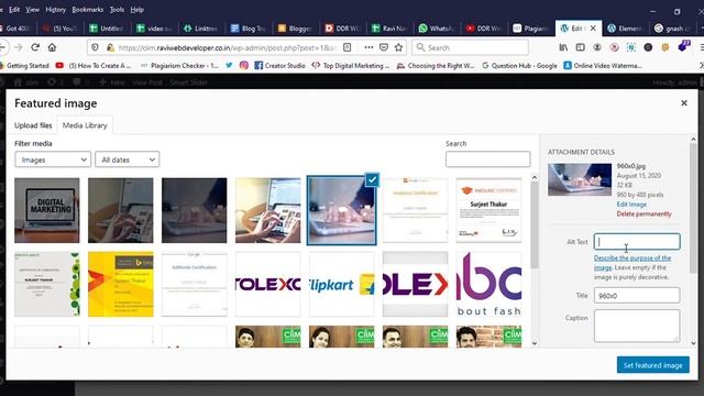 How to add alt tags to images in Wordpress Tutorial in hindi & urdu | Ddrwebtech смотреть онлайн