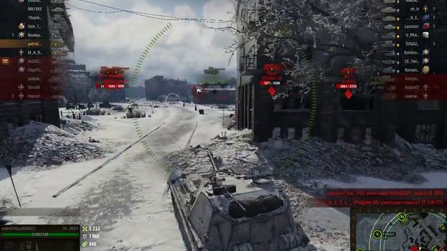 Объект 268/4 ОМОН. 14000 сумарного урона. 6000 заблокированного. 7 фрагов. World of Tanks. смотреть онлайн