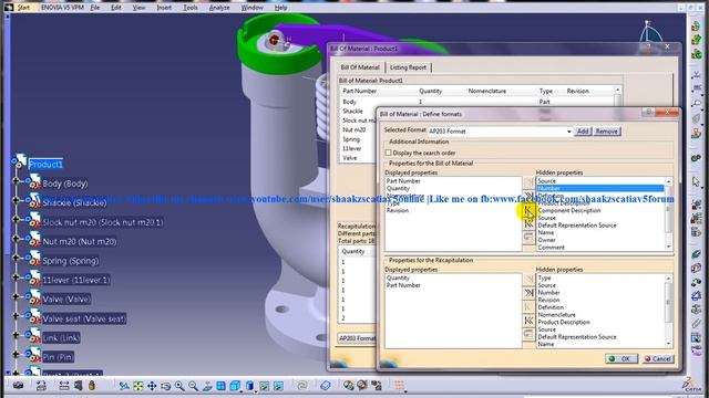 Catia V5 Drafting|Generating Numbering and Bill of Materials(B.O.M)|Parametric|Beginner's Tutorials смотреть онлайн