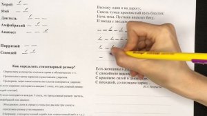 Как определить стихотворный размер? [IrishU]