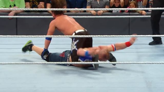 FULL MATCH - John Cena Vs. AJ Styles： SummerSlam 2016 (2)