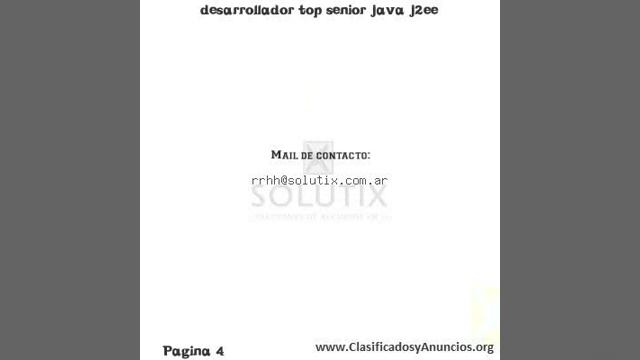 desarrollador top senior java j2ee смотреть онлайн