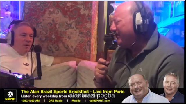 Alan Brazil Slags Off Pogba Then Eats His Croissants On Air In France talkSPORT смотреть онлайн