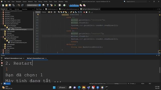 Lập trình mạng - 27.Thực hành - xây dựng ứng dụng điều khiển máy tính từ xa - Remote Desktop смотреть онлайн