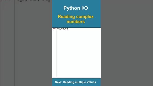 Python-IO: Reading multiple values from the standard input смотреть онлайн