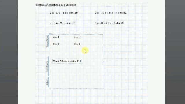 PTC Mathcad Prime - Solve Blocks (Part 1) - Solving a System of Equations смотреть онлайн