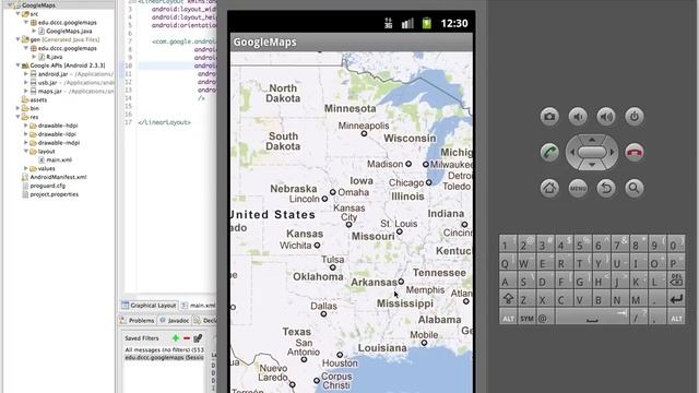 Zoom Google Maps in Android смотреть онлайн