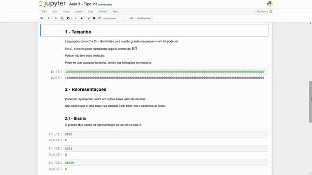 Curso Python 3 | Aula 3 - Tipo int смотреть онлайн