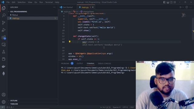 PyQt Tutorial for Beginners: Create a Simple GUI in Python using PyQt | PART 4 смотреть онлайн