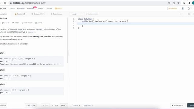 Leetcode 1. Two sum #dsa #leetcode смотреть онлайн