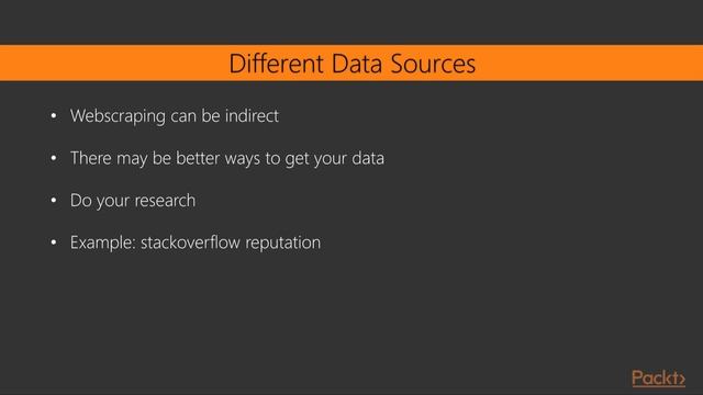 Getting Started with Python Web Scraping : Bypassing the Browser | packtpub.com смотреть онлайн