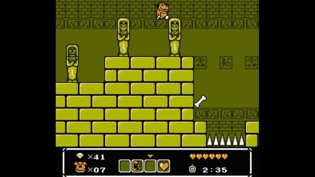 Dendy (Famicom,Nintendo,Nes) 8-bit Wacky Races stage 2