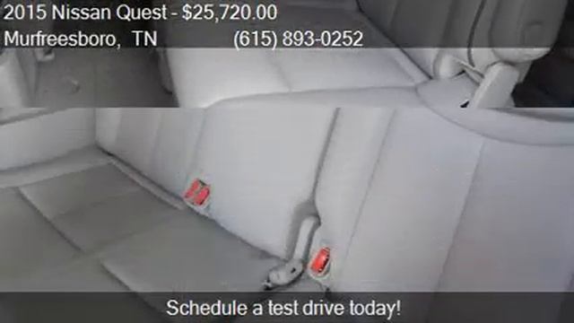 2015 Nissan Quest 3.5 SL 4dr Mini Van for sale in Murfreesbo смотреть онлайн