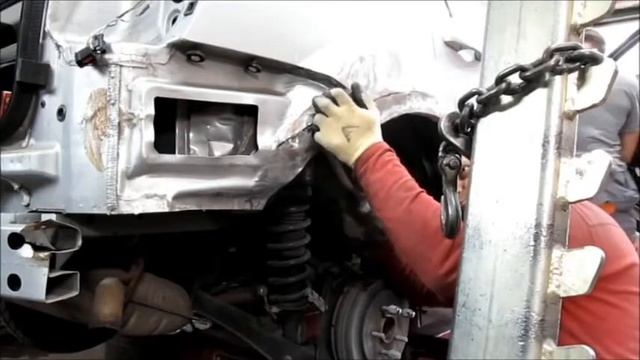Dodge Caliber Auto body repair Ремонт кузова машины смотреть онлайн