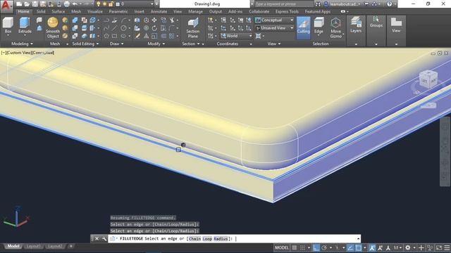 AutoCAD Modeling 2019_Design Sofa смотреть онлайн