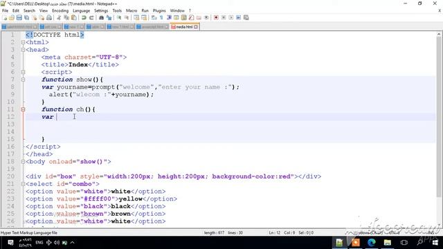 5- شرح JavaScript function || استخدام onclick JavaScript function || html JavaScript onclick смотреть онлайн
