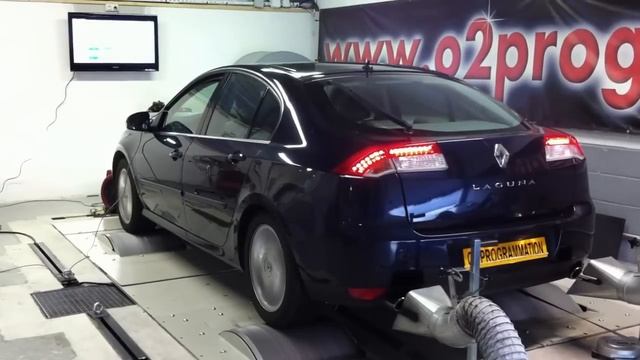 Test dyno reprogrammation moteur Renault Laguna 3 2.0L DCI 150 (réel 144.3)@184ch o2programmation смотреть онлайн