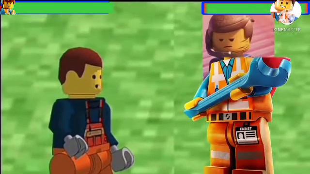 Emmet brickowski vs lego Emmet with healthbars смотреть онлайн