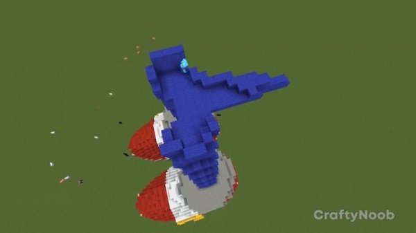 Minecraft Noob vs. Pro: Sonic the Hedgehog Mod in Minecraft