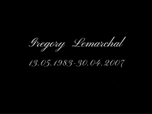 Памяти Грегори Лемаршаля