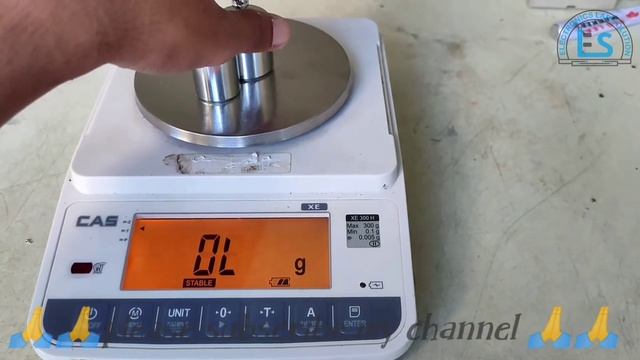 Dijital Electronica Balance Calibration CAS XE / CAS XE Weight Scale Calibration #CAS_XE