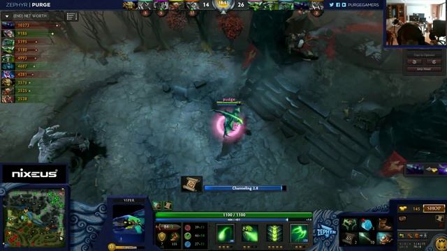 Dota 2 Purge plays Viper смотреть онлайн