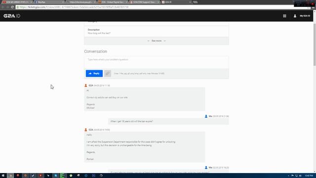 MY G2A ACC IS SUSPENDED WITH 250€!!!! смотреть онлайн