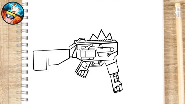 FREE FIRE DRAWING NEW UMP GUN GATORS PAPERCUT - HOW TO DRAW FREE FIRE FF - Garena free fire смотреть онлайн