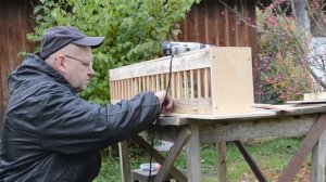 Серия21. Осень. Делаем кормушку для голубей.Autumn. Making a pigeon feeder