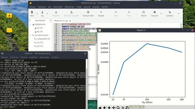 Python Kullanarak Grafik Çizdirme 2 (Pardus 17.4 XFCE'de) смотреть онлайн