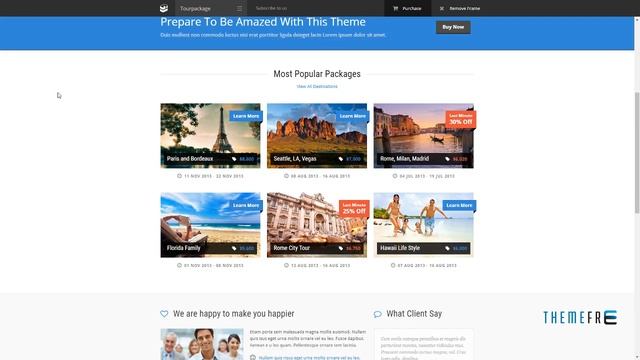 Tour Package - Wordpress Travel/Tour Theme Shawn Royale смотреть онлайн