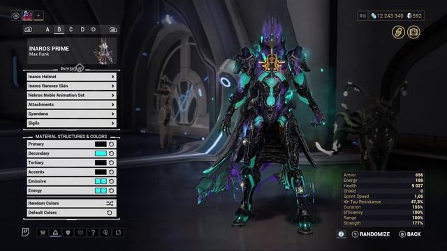 warframe 4 skins INAROS PRIME fashion frame смотреть онлайн