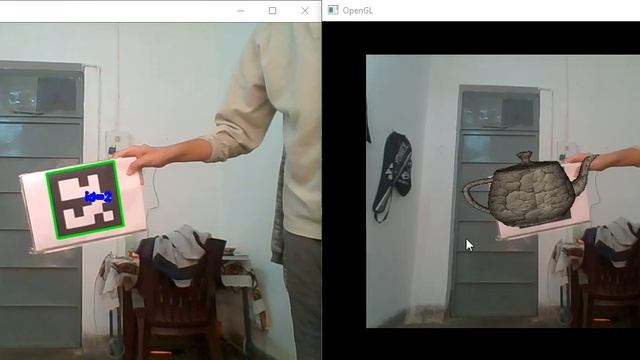 Augmented Reality (AR) using OpenGL on Python смотреть онлайн