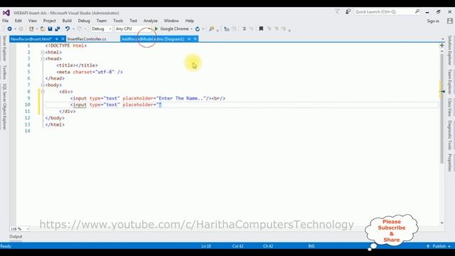 WEB API Post AngularJS To Insert Record asp.net c#4.6 смотреть онлайн