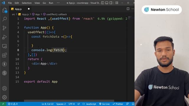 How to Use Async Await Inside React's useEffect( ) Hook | Newton School смотреть онлайн