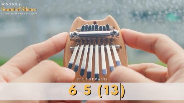 8 Key Kalimba Easy Beginner Songs Tutorial