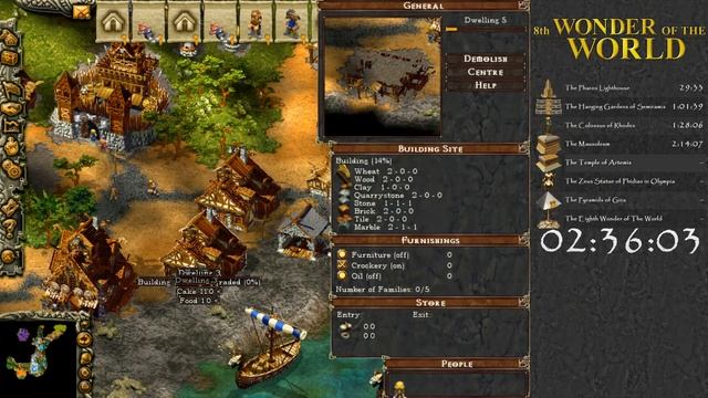 Cultures: 8th Wonder Of The World: Any% (Saveless)