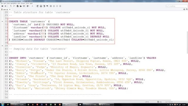 Practical MySQL 01-18 Export data to SQL file смотреть онлайн