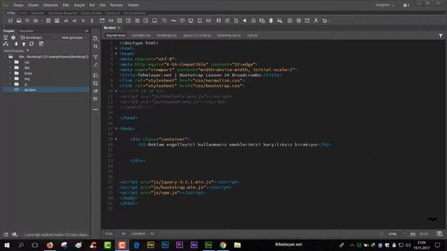 BS Ders 24 Bootstrap Breadcrumbs смотреть онлайн