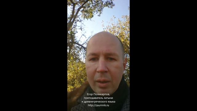 Гораций в Чекалине / Перформанс репетитора по латинскому языку смотреть онлайн