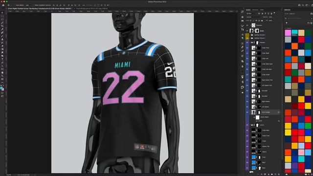 How to Create Football Concept Jerseys in Photoshop | Photoshop Tutorial | TemplateFC смотреть онлайн