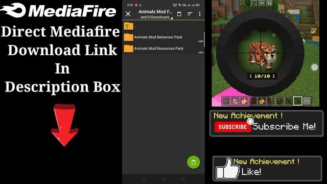 animal mod in minecraft pe | Animal Mod for MCPE | in hindi | 2020 | MCPE смотреть онлайн