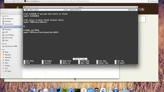 Instalar MongoDB En MAC OSX De Forma Manual