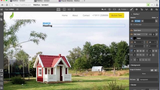 Уроки Webflow: первый экран для Desktop (часть 1) смотреть онлайн