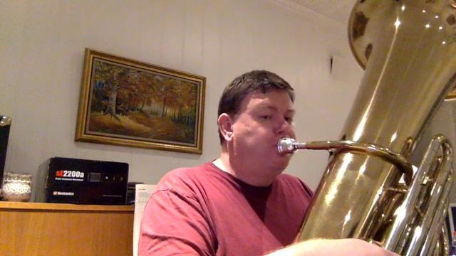 Bb tuba microphone testing Sennheiser e815s смотреть онлайн